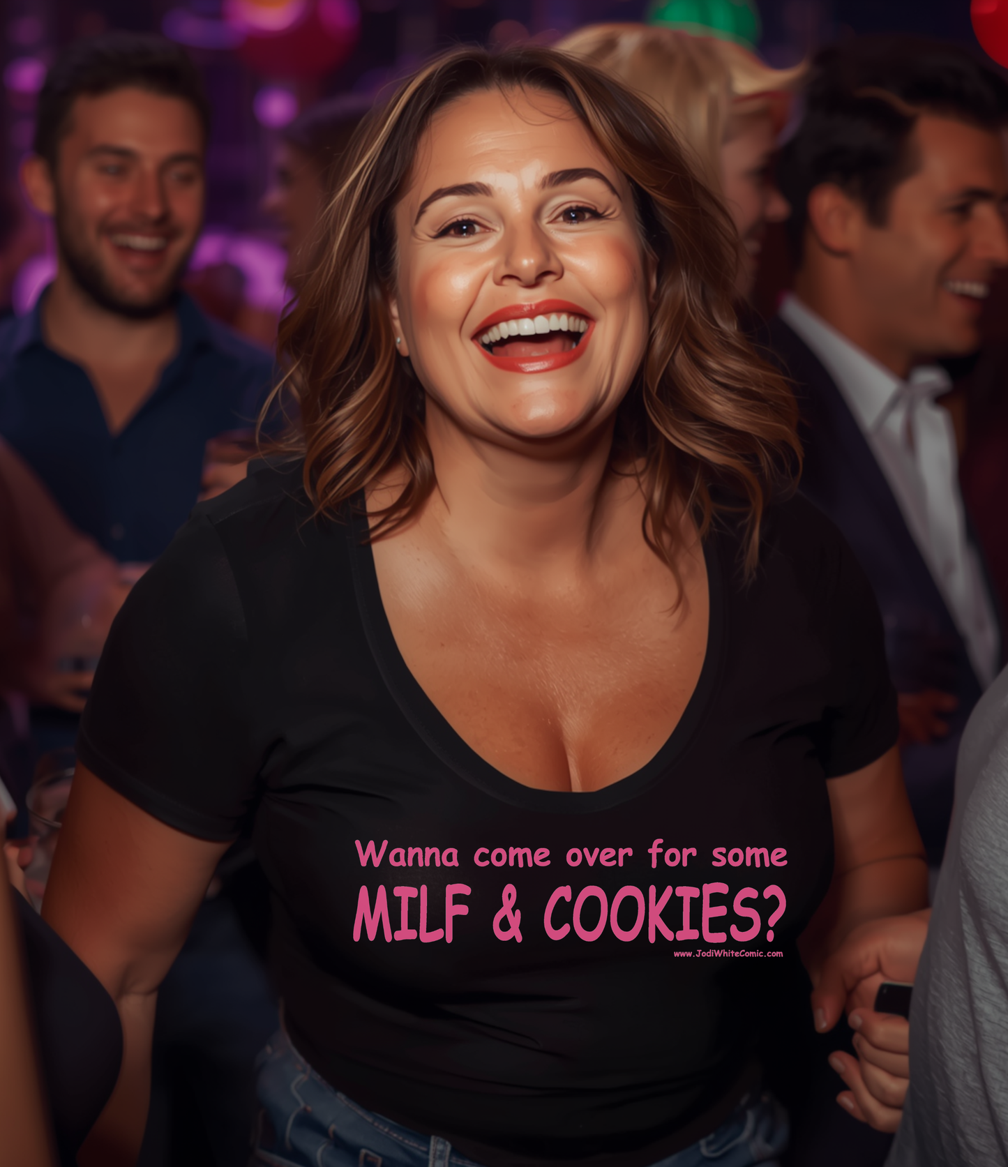 Milf & Cookies Ladies T-Shirt