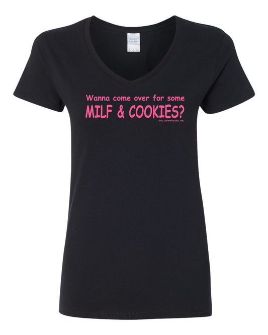 Milf & Cookies Ladies T-Shirt